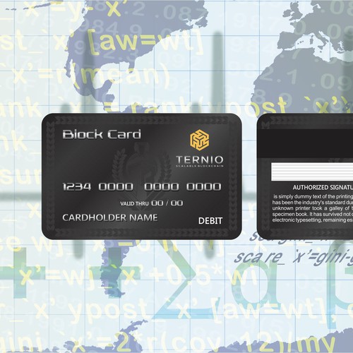 Debit card design