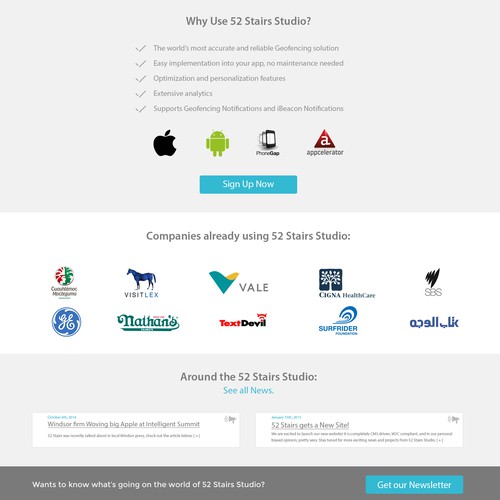 Website Redesign for 52 Stairs Studio
