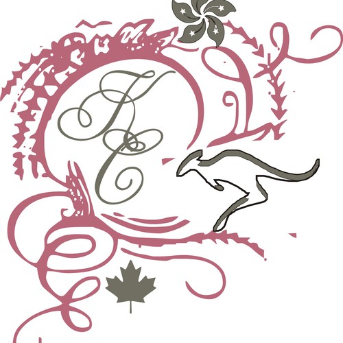 Monogram our Wedding ! Combining a Scottish /Arabic/ Australian/ Canadian mashup