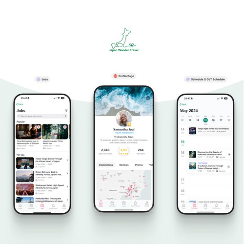 Mobile App for Japan Tourists Guides