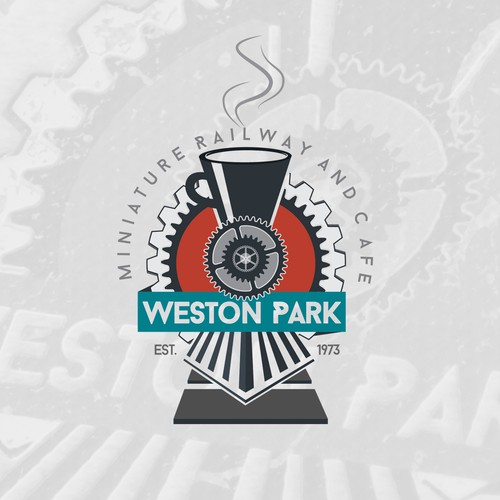 redesign of an existing miniature railway and cafe logo/brand