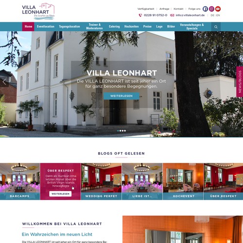 Web Design for Willa Leonhart