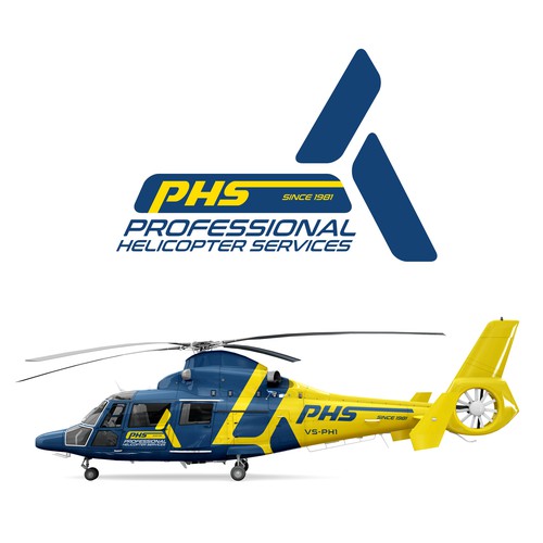 Logo redesign for Helicopter company