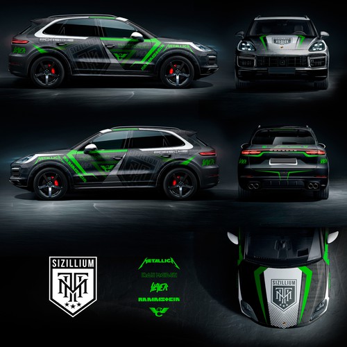 Porsche Cayenne Turbo 2018 Wrap