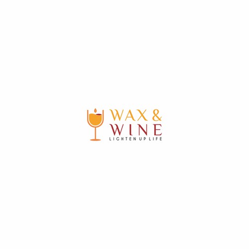 Logo concept for Wax & Wine