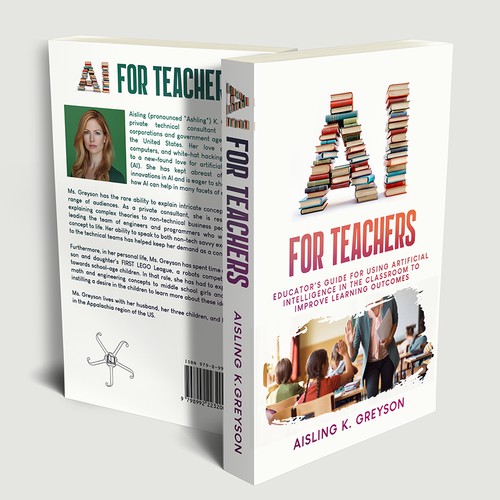 AI For Teachers Book Cover Design Proposal