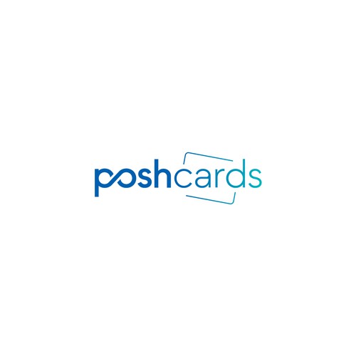 Modern, minimal and sophistication logo for Poshcards