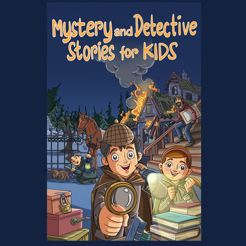 Book cover for "Mystery And Detective Stories For Kids"