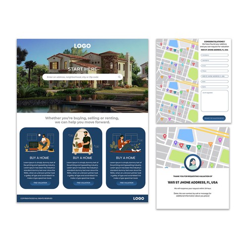 Home Valuation Website Design