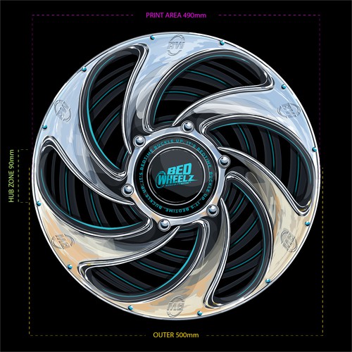 Bed wheel spin