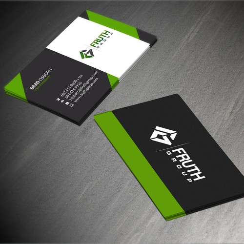 New High Tech Business Cards for High Tech Company