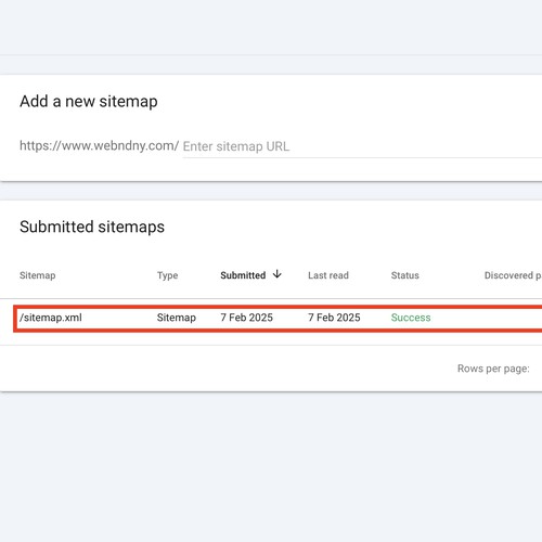 Optimisation of Webndny