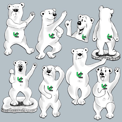 A bear character for site