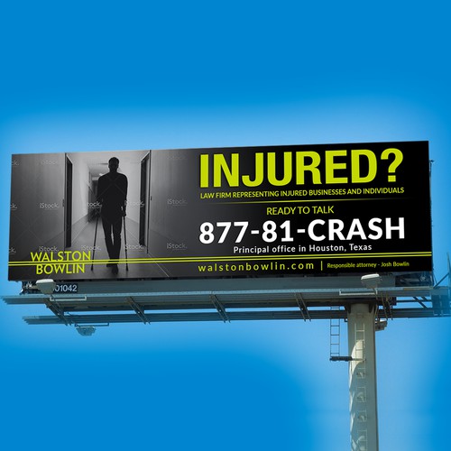 Injured Law Firm Billboard Concept