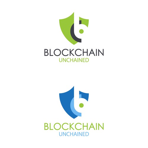 Logo concept for BLOCKCHAIN UNCHAINED
