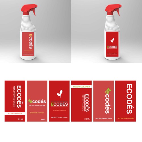 Ecodés 100% Bio Cleaning product label