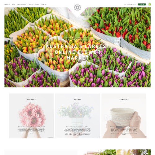 Flower Market Website