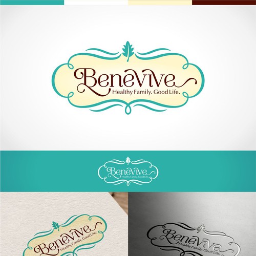 Create an elegant and trendy image or emblem for a health coaching business that helps moms/women