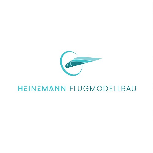 Smart abstract logo for a model glider manufacturer