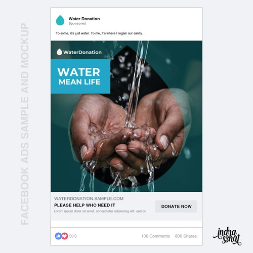 Ads Campaign for Water Donation
