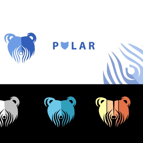 logo concept for bear