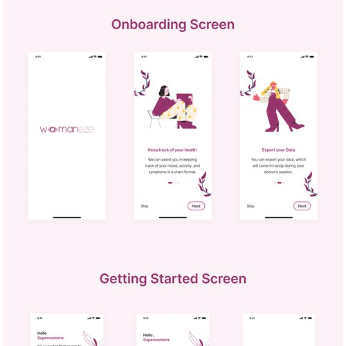 Womaneze - Woman Fitness App