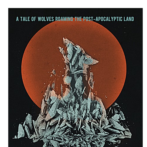 An Eye-catching E-book Design for Story about Wolves Roaming a Post-apocalyptic Town