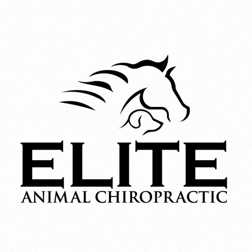 Create an Elegant and Strong Logo for "Elite Animal Chiropractic"