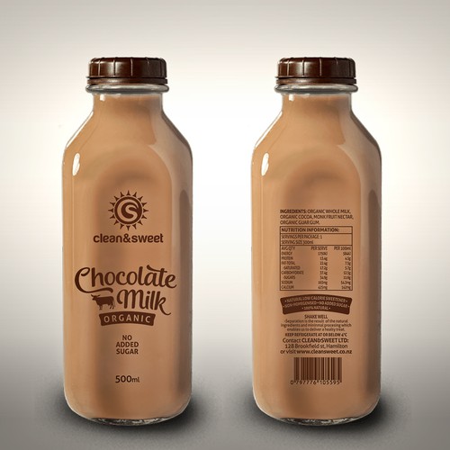 Chocolate Milk label