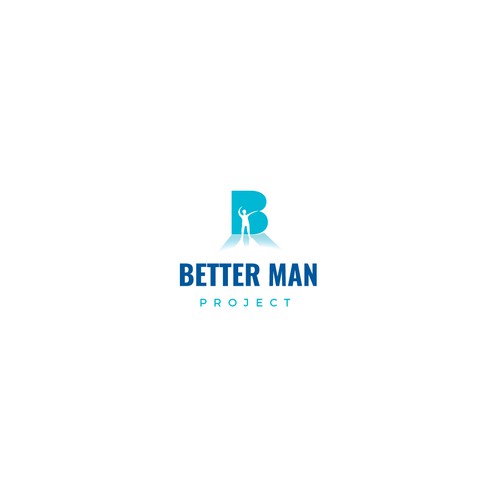 Negative space logo for a therapist