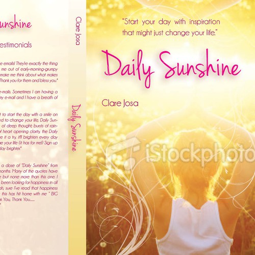 Daily Sunshine Book Cover - help people feel inspired, every day, and perhaps even change the world!