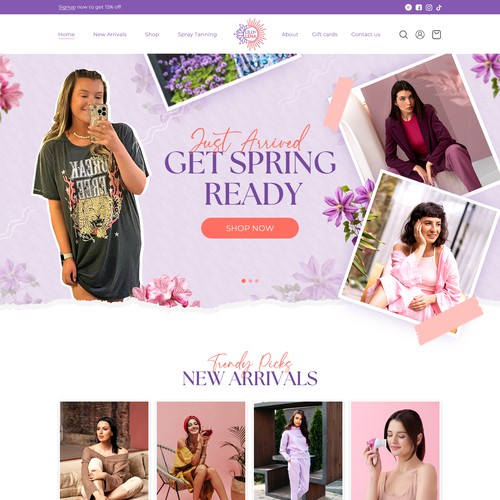 Lilly and Lena boutique Website