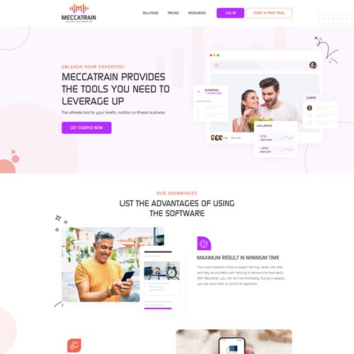 Meccatrain Website Design