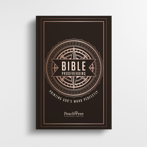"Bible Proofreading" Book cover design