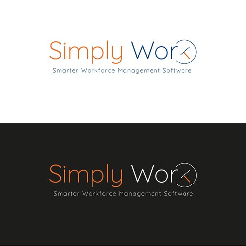Simple logo for software company