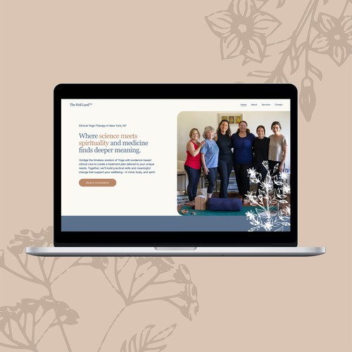 Yoga Therapy Website Design