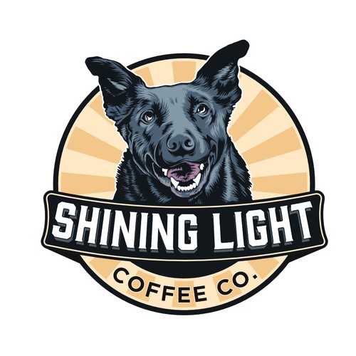 Logo Design for Shining Light Coffee Co.