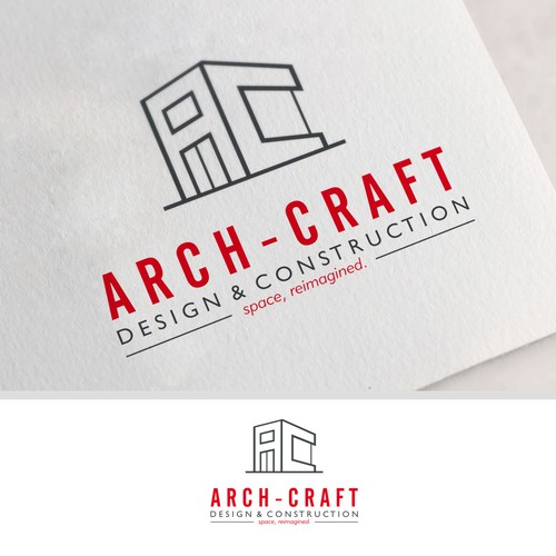 Simple logo concept for construction firm.