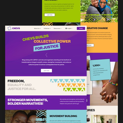 CHEVS - Squarespace Non-Profit Website