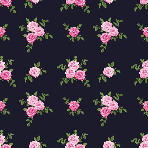 Feminine Rose Pattern