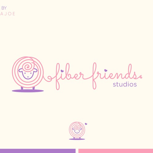 Fiber Friends Studios Logo Designs