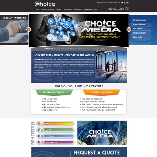 Choice Merchant Solutions Company Website