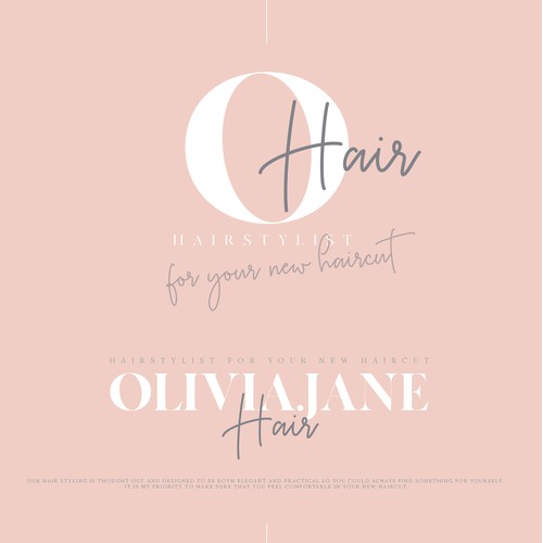 Logo design for hairstylist
