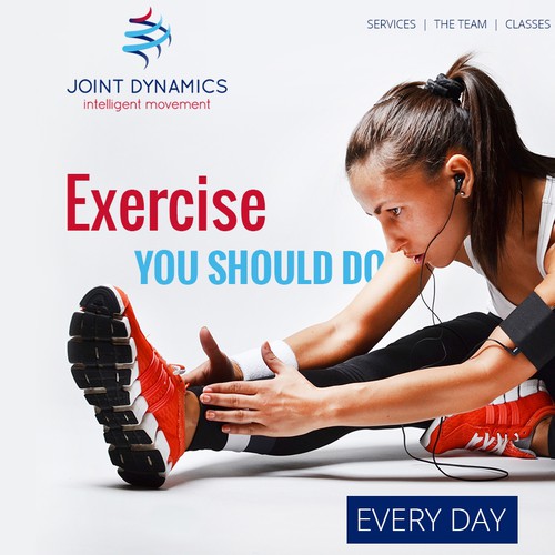 Funky, D ynamic & Creative Fitness Webdesign