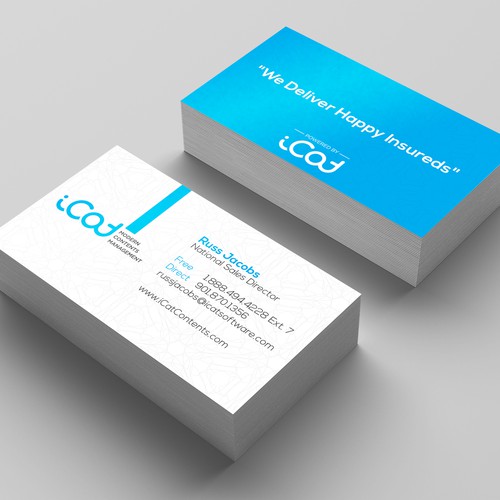 another business card concept for a software company