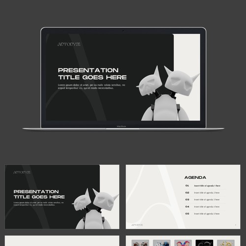 Powerpoint Template Concept for Antonym