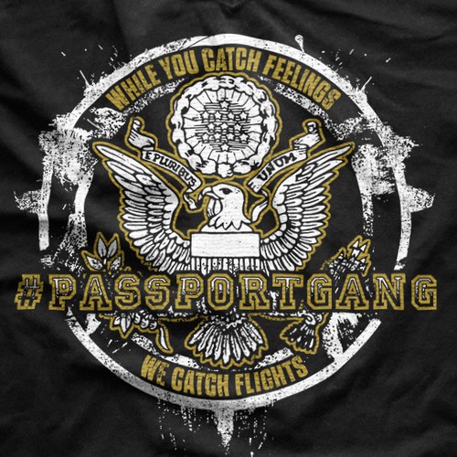 Badass #Passportgang T-shirt