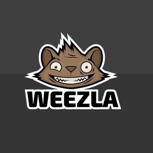 Cartoon Comicart weasel Logo