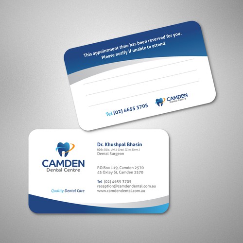 New stationery wanted for Camden Dental Centre