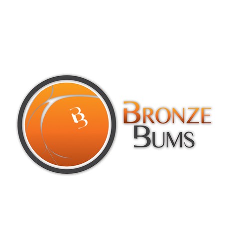 Create an interesting mobile tanning logo with an illustration of a bikini bum